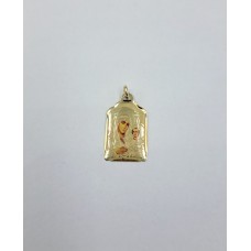 Μενταγιόν Παναγίτσα Σε Κίτρινο Χρυσό (P32)